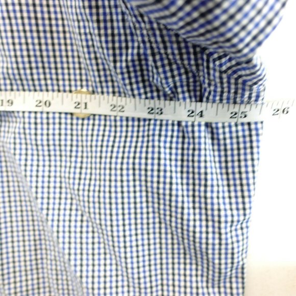 VINTAGE RALPH LAUREN MADE IN HONG KONG‎ Men's Blue Dress Shirt LARGE Button Down - Picture 6 of 8